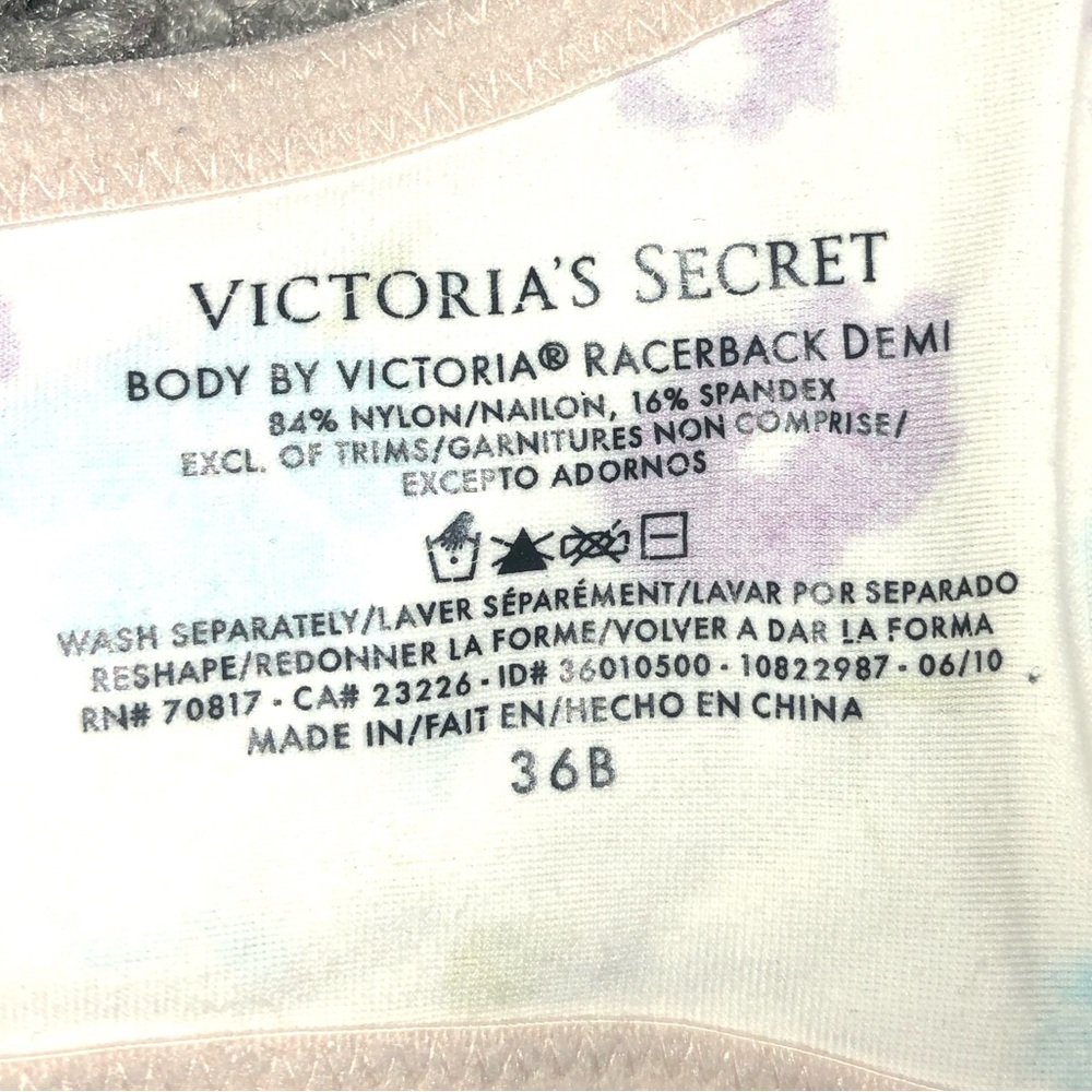 Vintage Victoria’s Secret Body by Victoria Racerback Demi, Size 36B - Picture 7 of 7